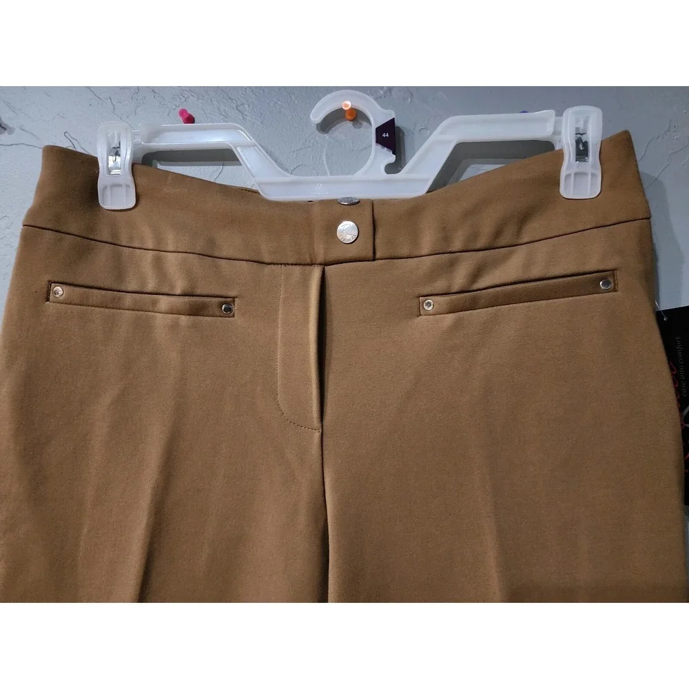 Rekucci Women's‎ Secret Figure Pull-On Knit Straight Pant w/Tummy Control